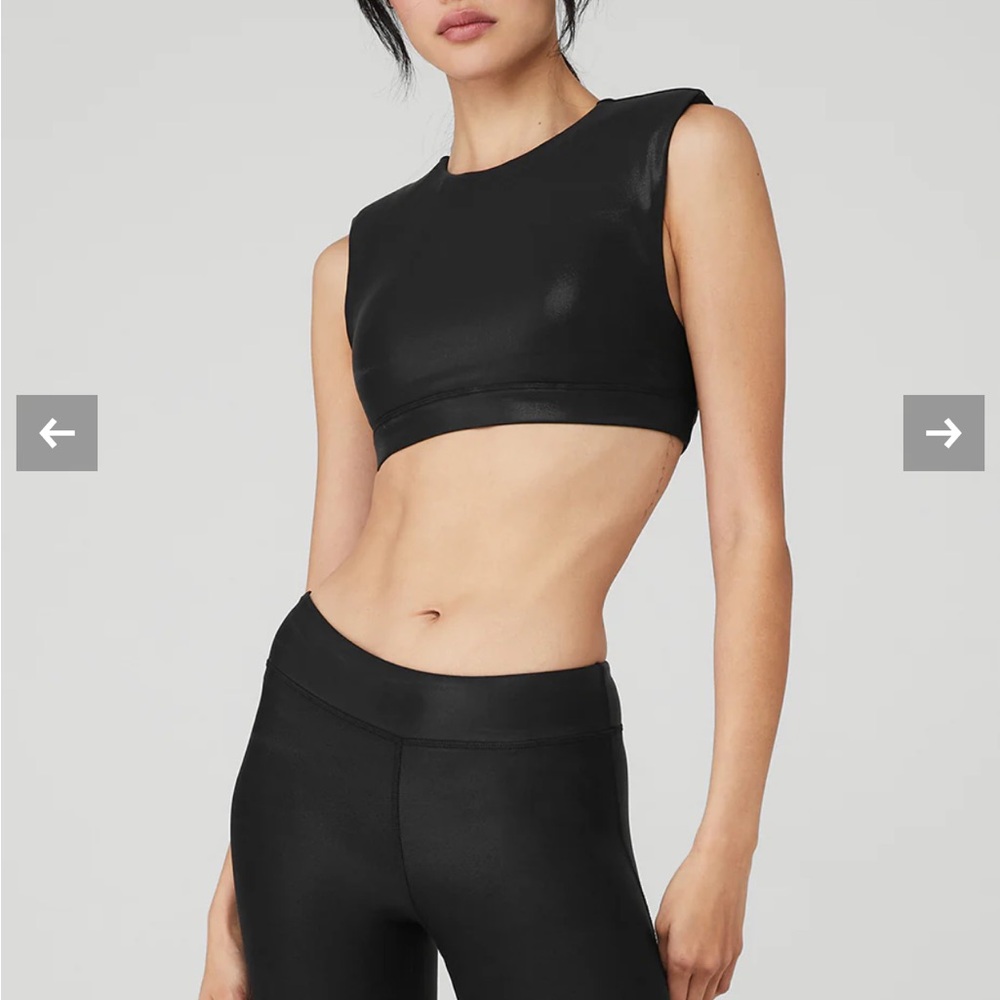 ALO Yoga Black Crop Top
